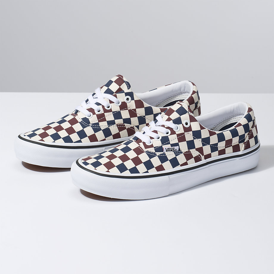 Vans Erkek Spor Ayakkabı Multi Checker Era Pro Mavi/Kraliyet Mavisi | 46090-568